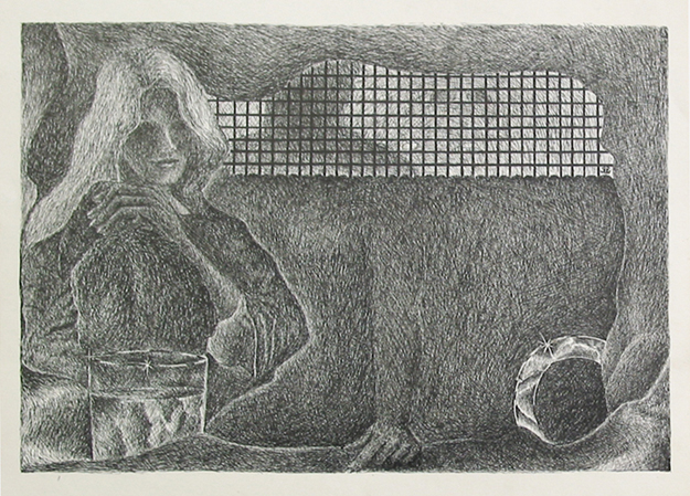 Refections pen & ink